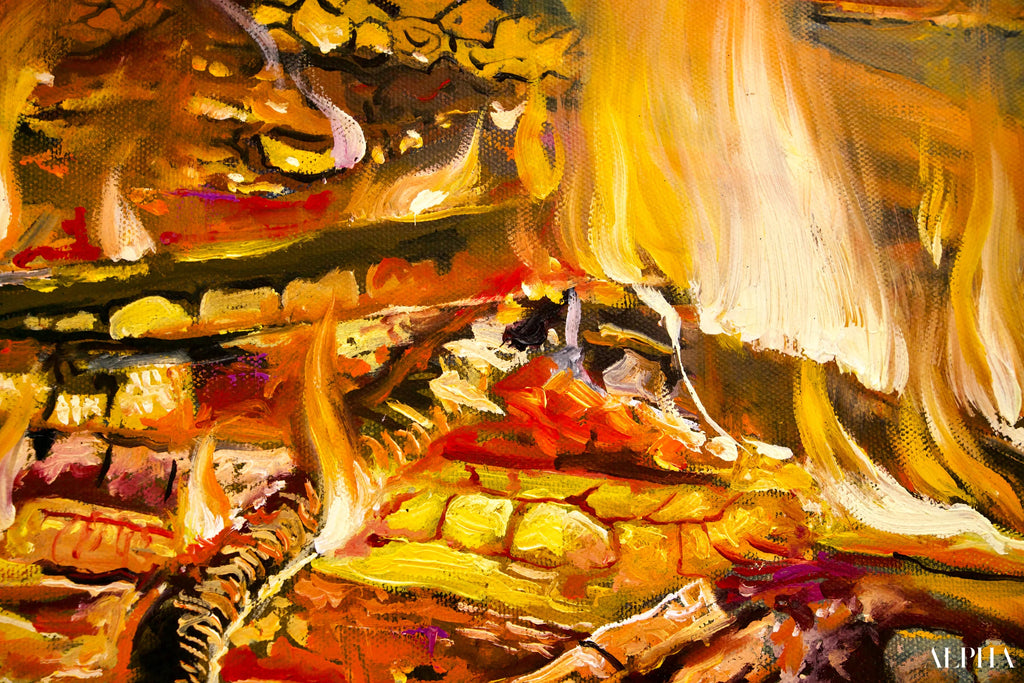 Issan | 160 X 120 cm Reproductions de tableaux à la peinture à l’huile