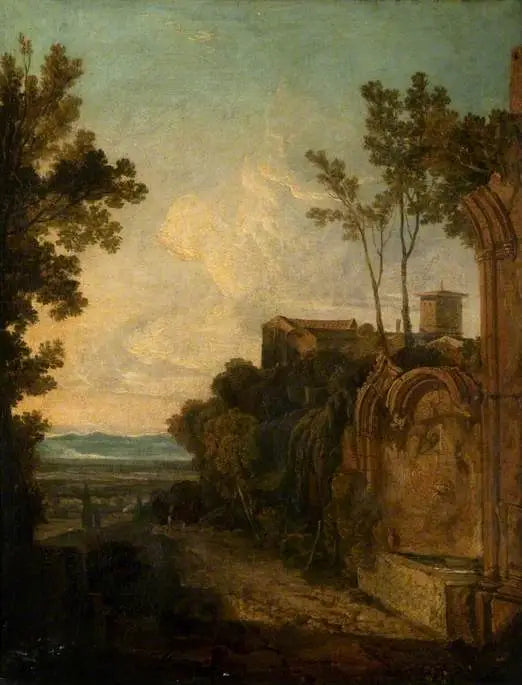 Italiensk Scene - J. M. W. Turner