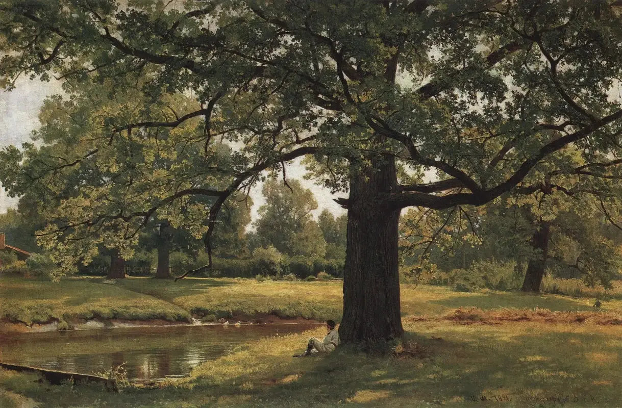 Дубы в Старом Петергофе - Ivan Chichkine image 1 tableau peint à l’huile sur toile