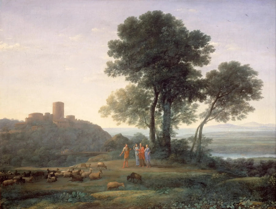Jacob med Laban og hans døtre - Claude Lorrain