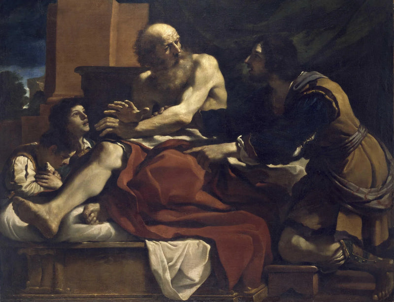 Jacob velsigner Josefs sønner - Guercino