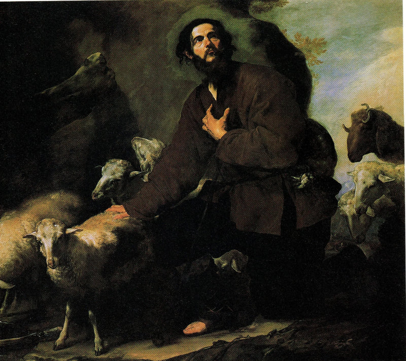 Jacob vogter sin flok - Jusepe de Ribera