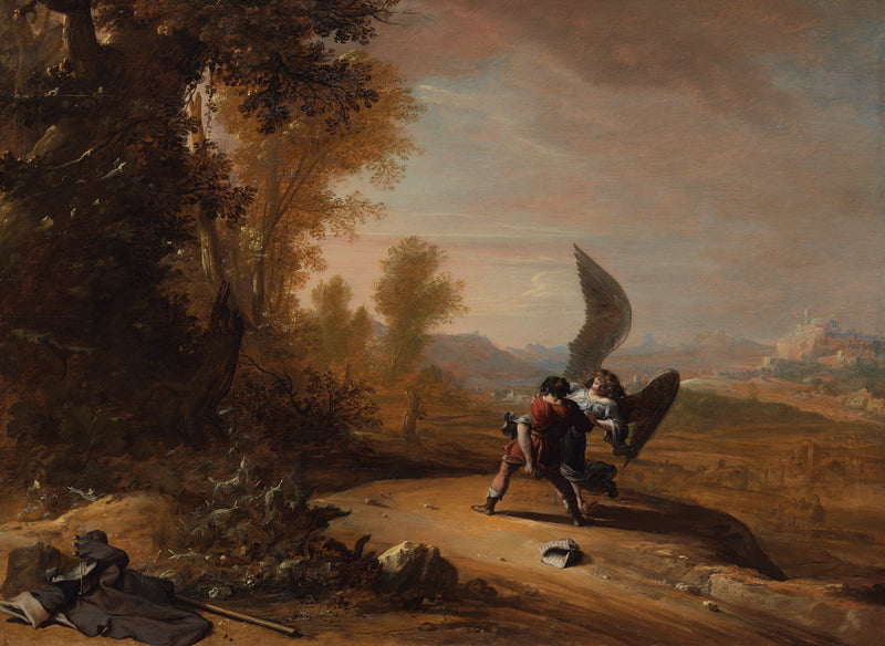 Jacob lutte avec l'ange - Bartholomeus Breenbergh
