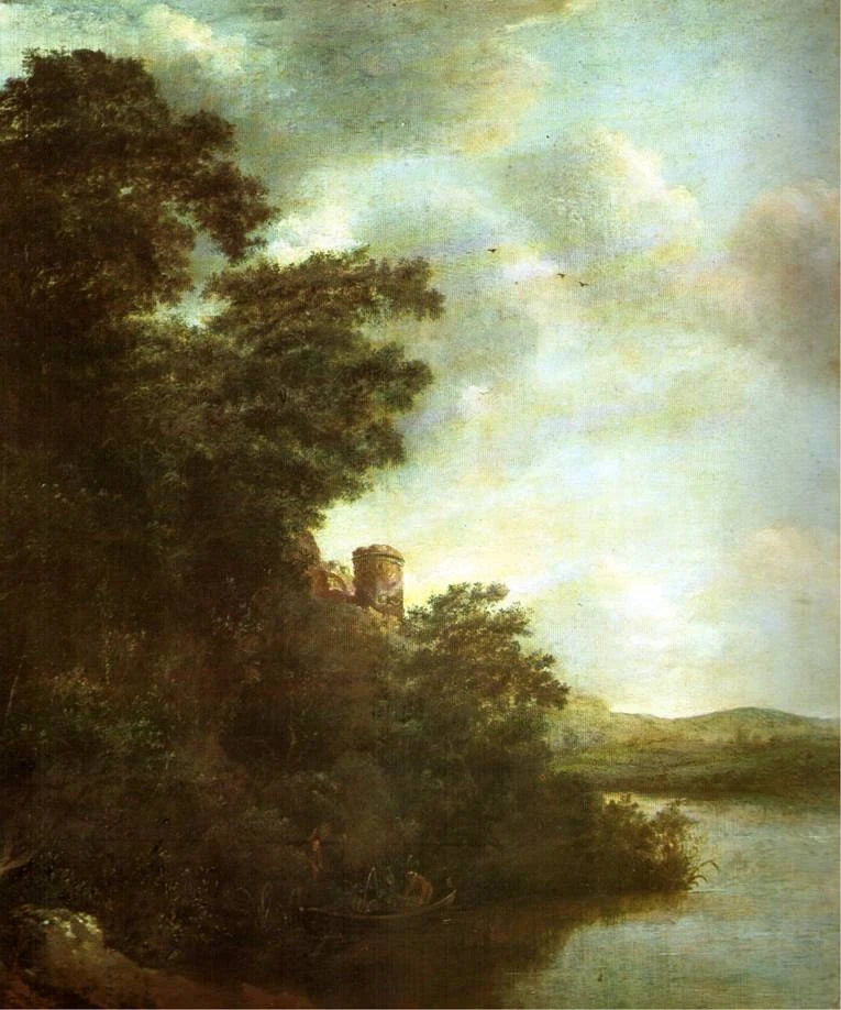 Rivière dans la forêt - Jacob van Ruisdael