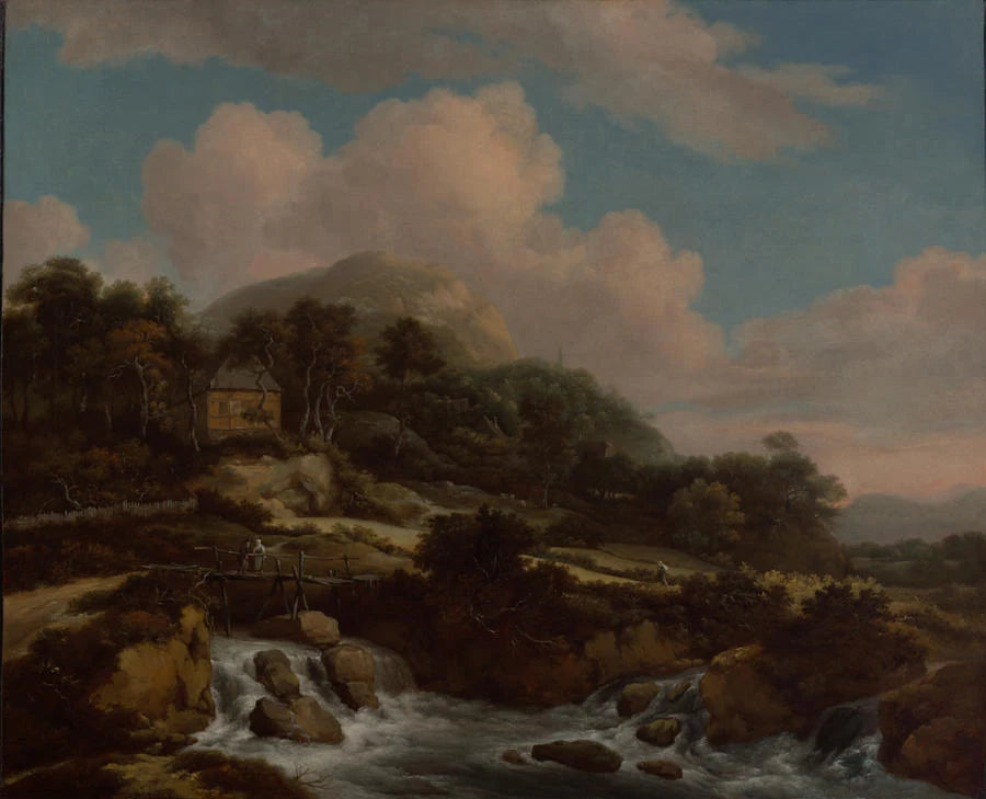 Paysage montagneux avec rivière - Jacob van Ruisdael