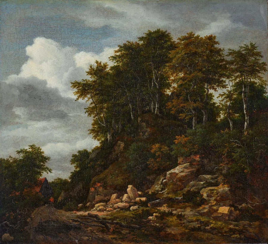 Carrière dans la forêt - Jacob van Ruisdael