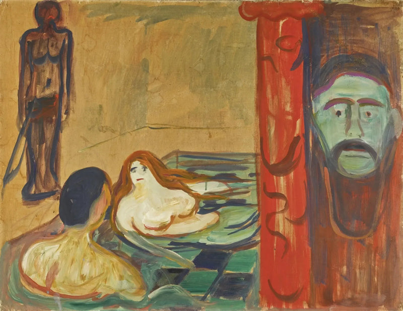 Persienne i badet - Edvard Munch