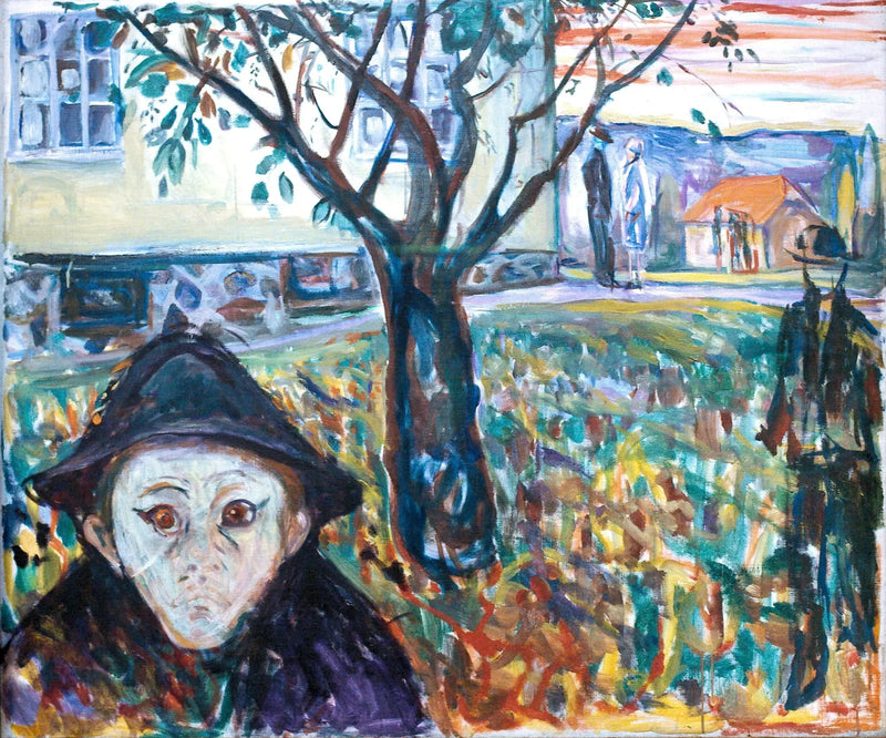 Jalousi i haven - Edvard Munch