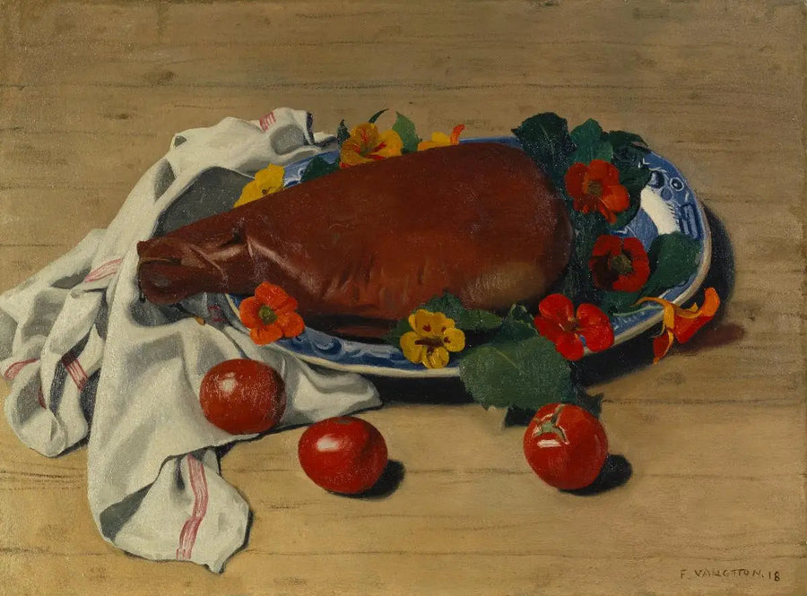 Jambon og tomater - Félix Vallotton