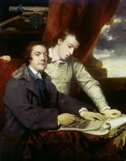 James Paine, arkitekt og hans søn, James - Joshua Reynolds
