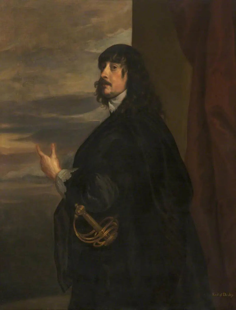 James Stanley (1607–1651), 7. greve af Derby - Antoine van Dyck