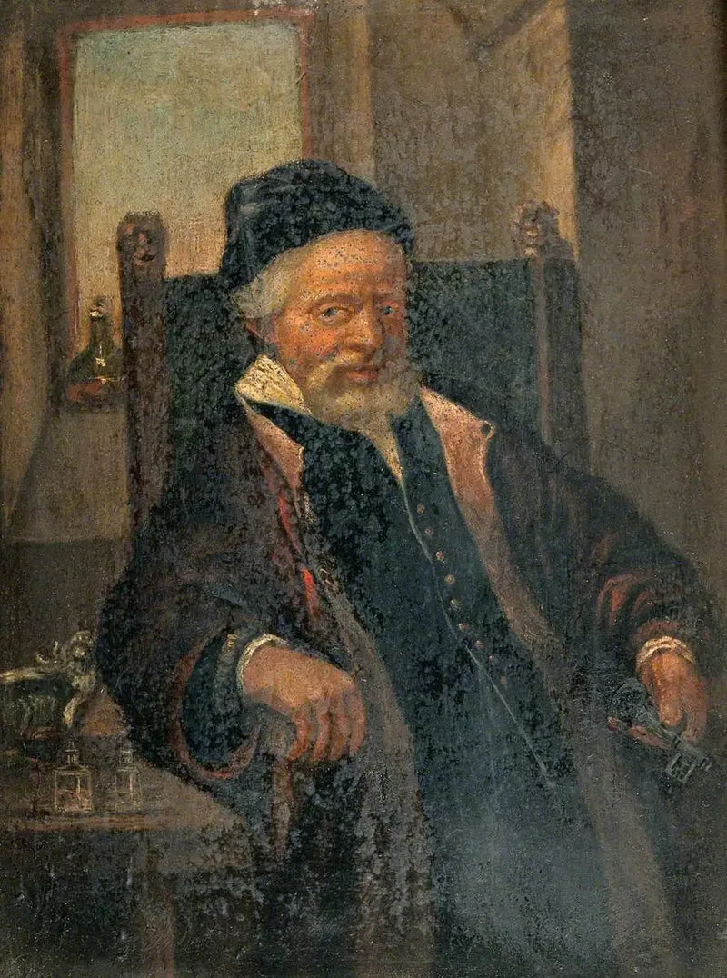 Jan Lutma, eller et medlem af familien Molins - Rembrandt