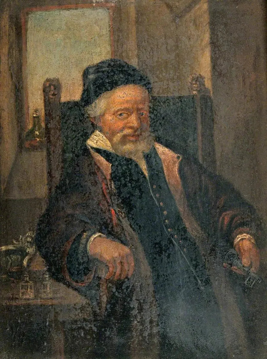 Jan Lutma, eller et medlem af familien Molins - Rembrandt
