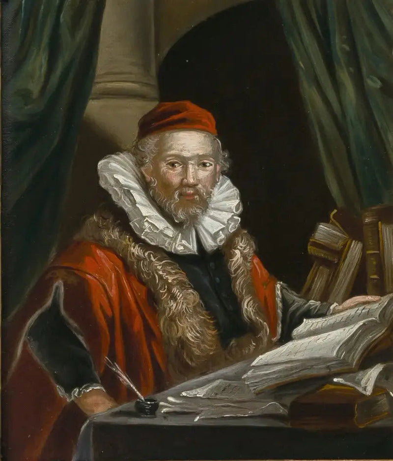 Jan Uytenbogaert, prædikant for remonstranterne - Rembrandt