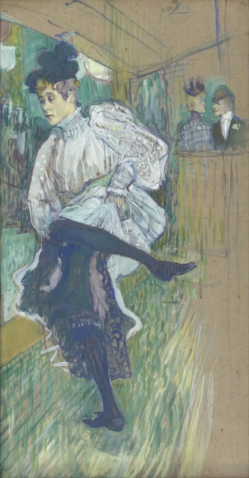 Jane Avril danser - Henri de Toulouse-Lautrec