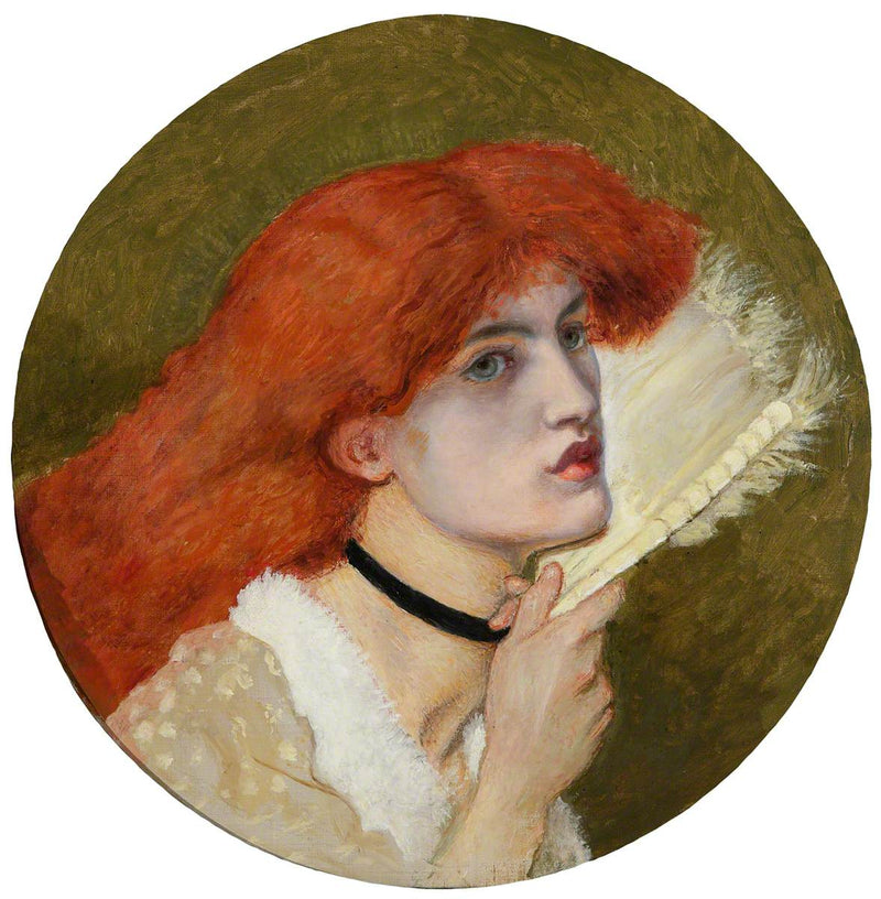 Jane Burden, fru William Morris (1839-1914) - Dante Gabriel Rossetti