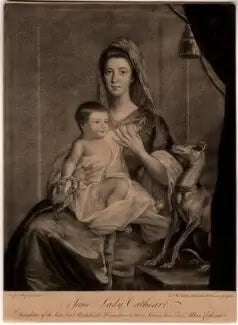 Jane Hamilton, hustru til den 9. Lord Cathcart, og hendes datter Jane, den kommende hertuginde af Atholl - Joshua Reynolds