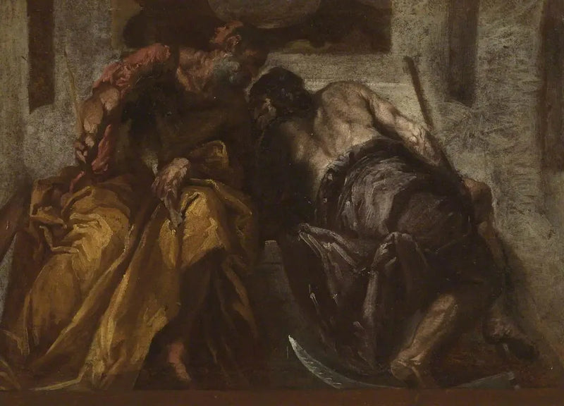 Janus og Saturnus (kopi efter Paulo Véronèse) - Paul Véronèse