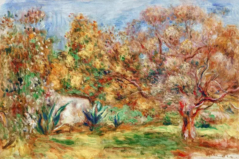 Oliventræhave - Pierre-Auguste Renoir