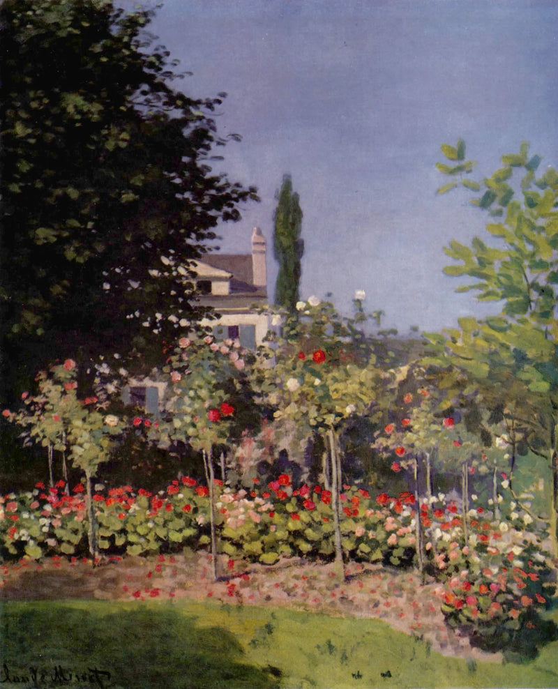 Blomstrende have i Sainte-Adresse - Claude Monet