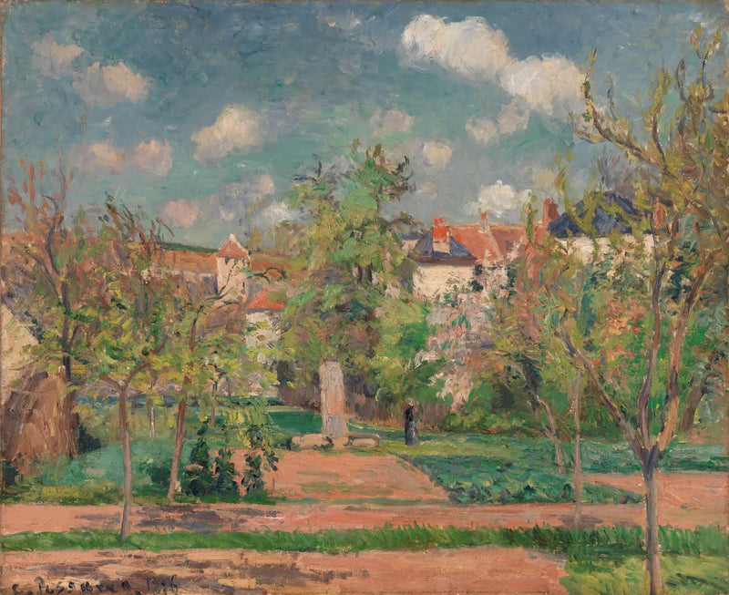 Have i Solen (Haven i det store sollys, Pontoise) - Camille Pissarro