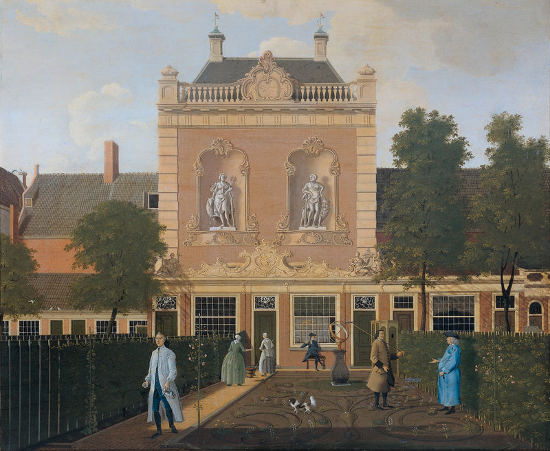 Le jardin et la remise du Keizersgracht 524 à Amsterdam - Hendrik Keun