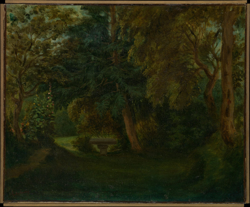 Le Jardin de George Sand à Nohant - Eugène Delacroix