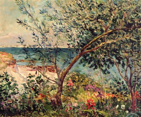 Jardin près de la mer - Maxime Maufra image 1 reproduction réalisée par Alpha Reproduction