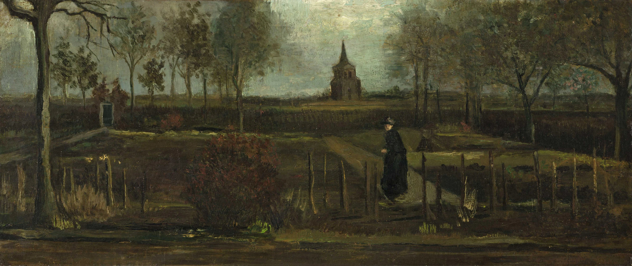 Jardin du presbytère de Nuenen au printemps F185 JH484 — Vincent van Gogh