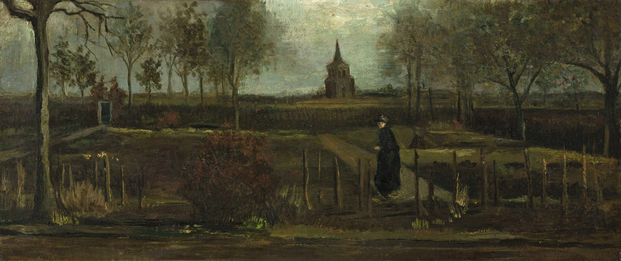 Præstegårdshaven i Nuenen om foråret - Vincent van Gogh