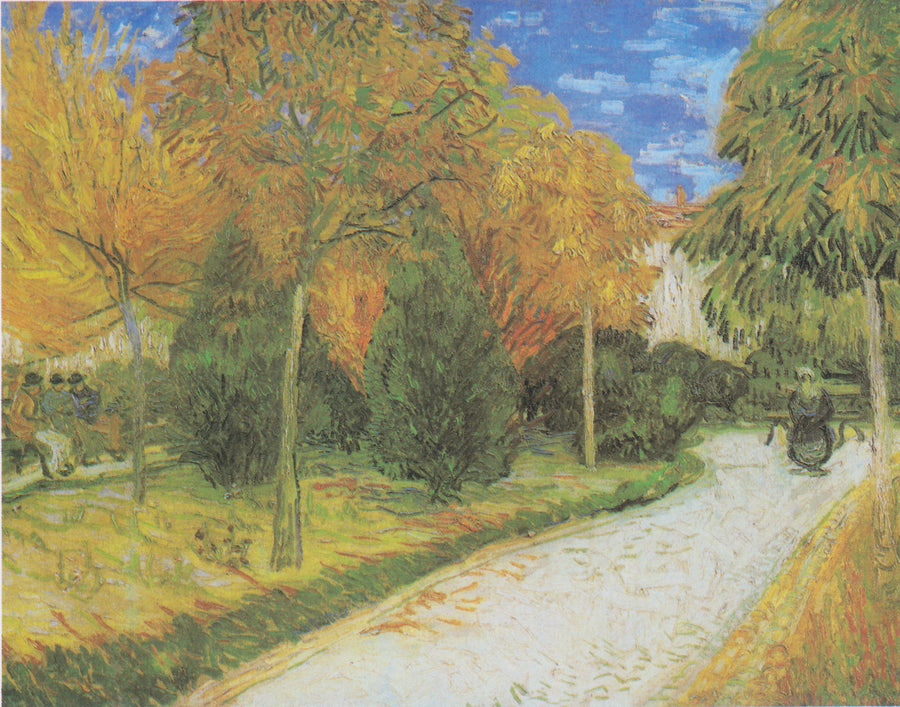 Offentlig park i Arles, Le - Vincent van Gogh