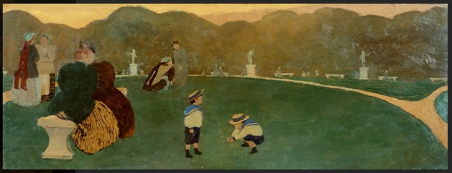 Offentlig have, om aftenen - Félix Vallotton