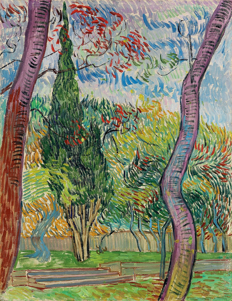 Parken ved Saint-Paul Hospital - Vincent van Gogh