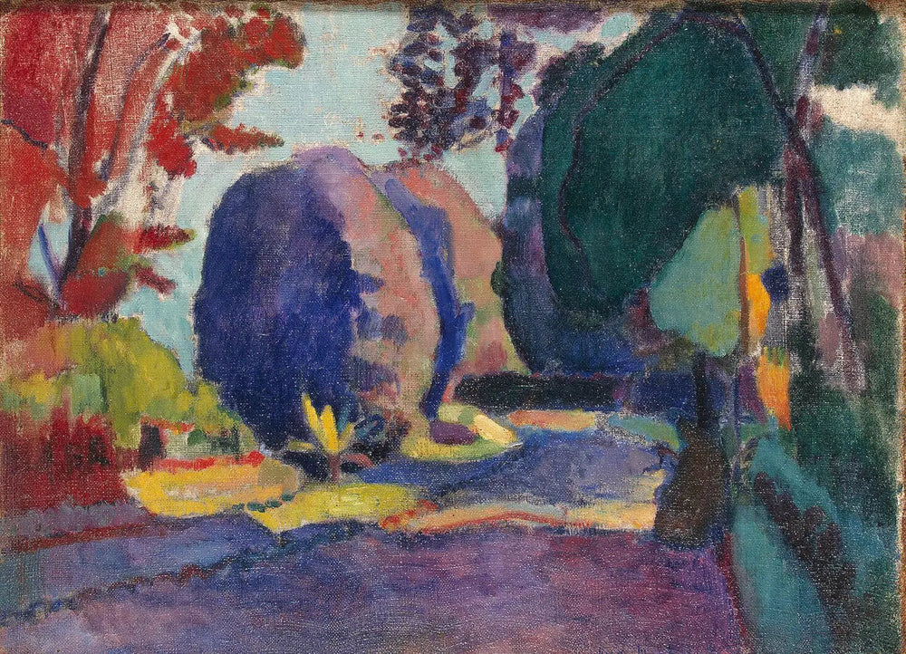 Jardins du Luxembourg - Henri Matisse image 1 copie peinte à la main à l’huile