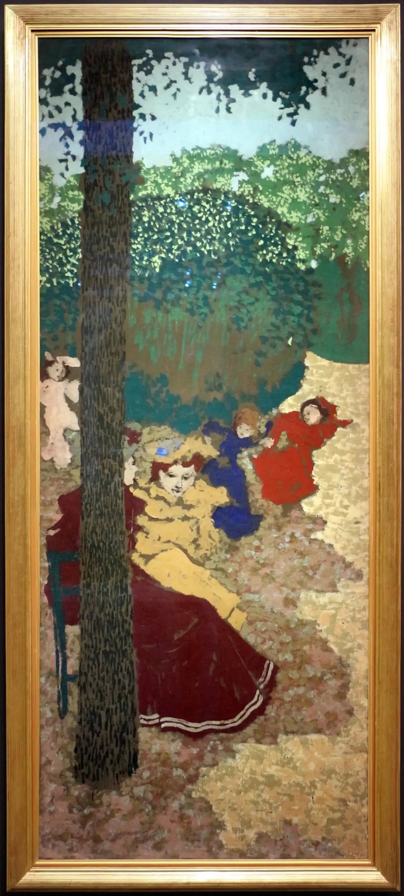 Offentlige haver : piger der leger - Édouard Vuillard