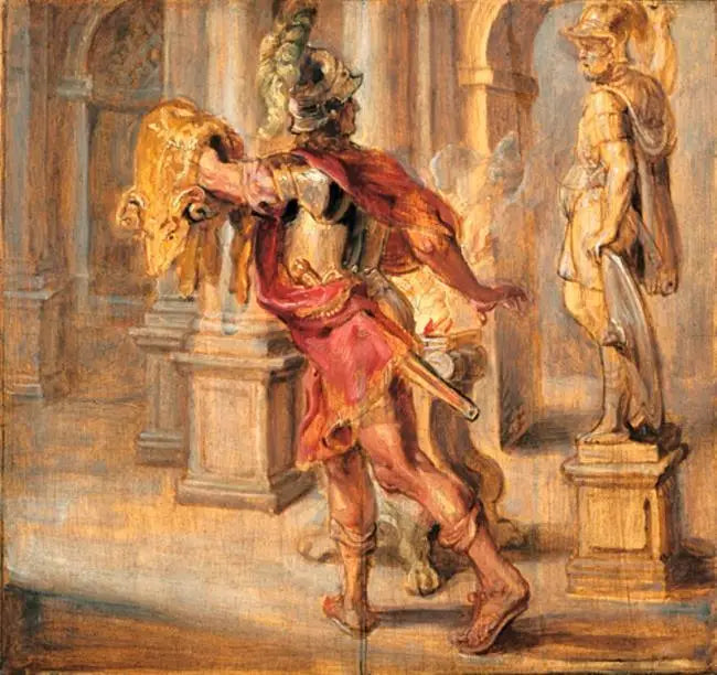 Jason med Den Gyldne Fleece - Peter Paul Rubens
