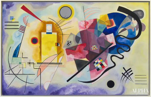 Jaune-rouge-bleu - Vassily Kandinsky - Reproductions de tableaux et peintures haut de gamme