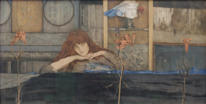 Jeg lukker min dør for mig selv - Fernand Khnopff