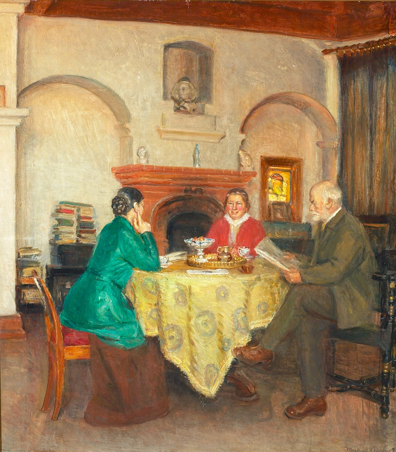 Jeg henter kaffen. - Michael Peter Ancher
