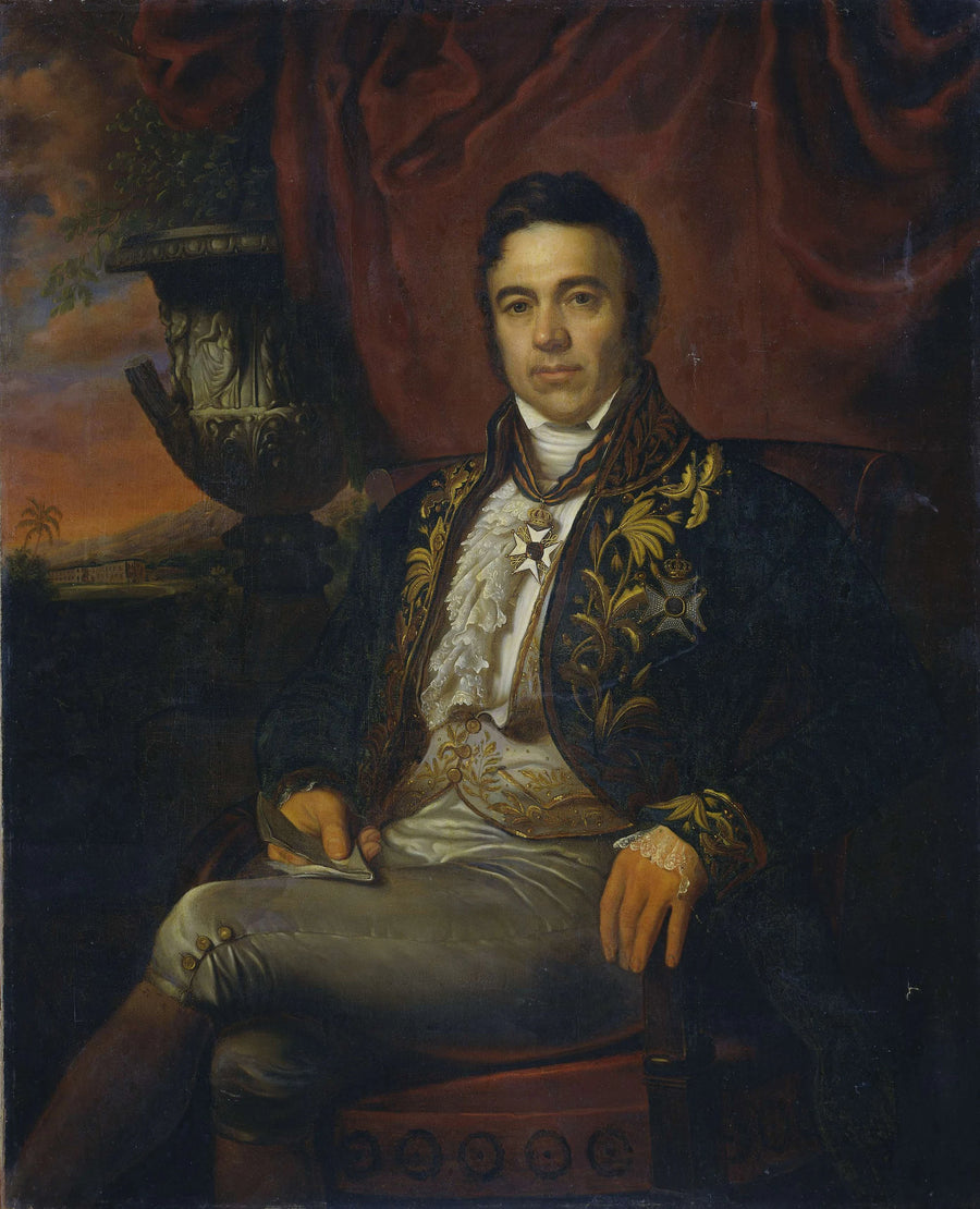 Jean Chrétien Baud (1789-1859). Gouverneur général par intérim (1833-35) - Raden Saleh