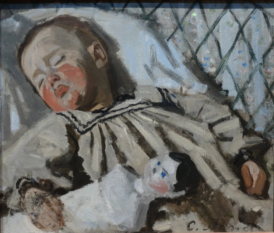 Jean Monet sover W108 - Claude Monet