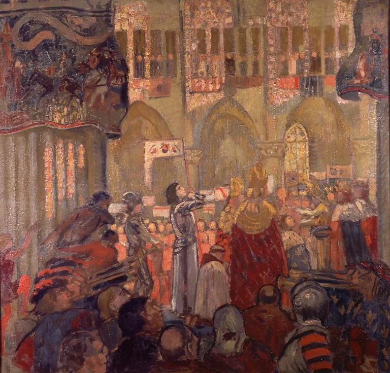 Jeanne d'Arc ved kroningen af Karl VII - Maurice Denis