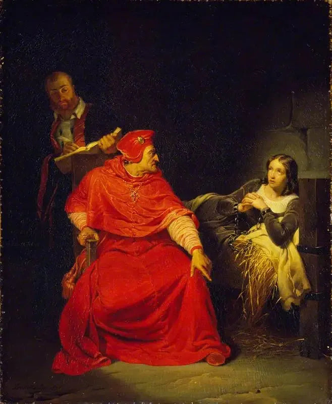 Jeanne d'Arc i fængsel - Paul Delaroche