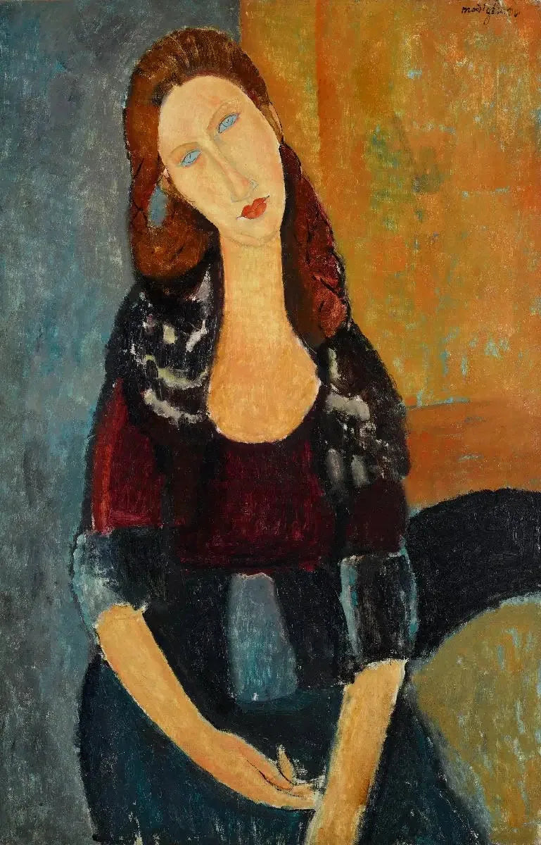 Jeanne Hébuterne siddende - Amedeo Modigliani