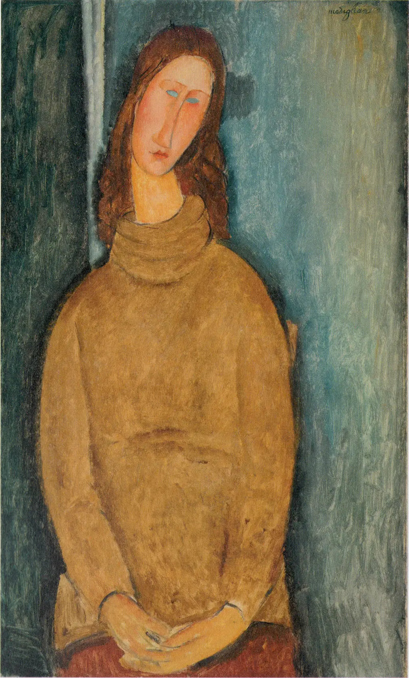 Jeanne Hébuterne i den gule trøje - Amedeo Modigliani