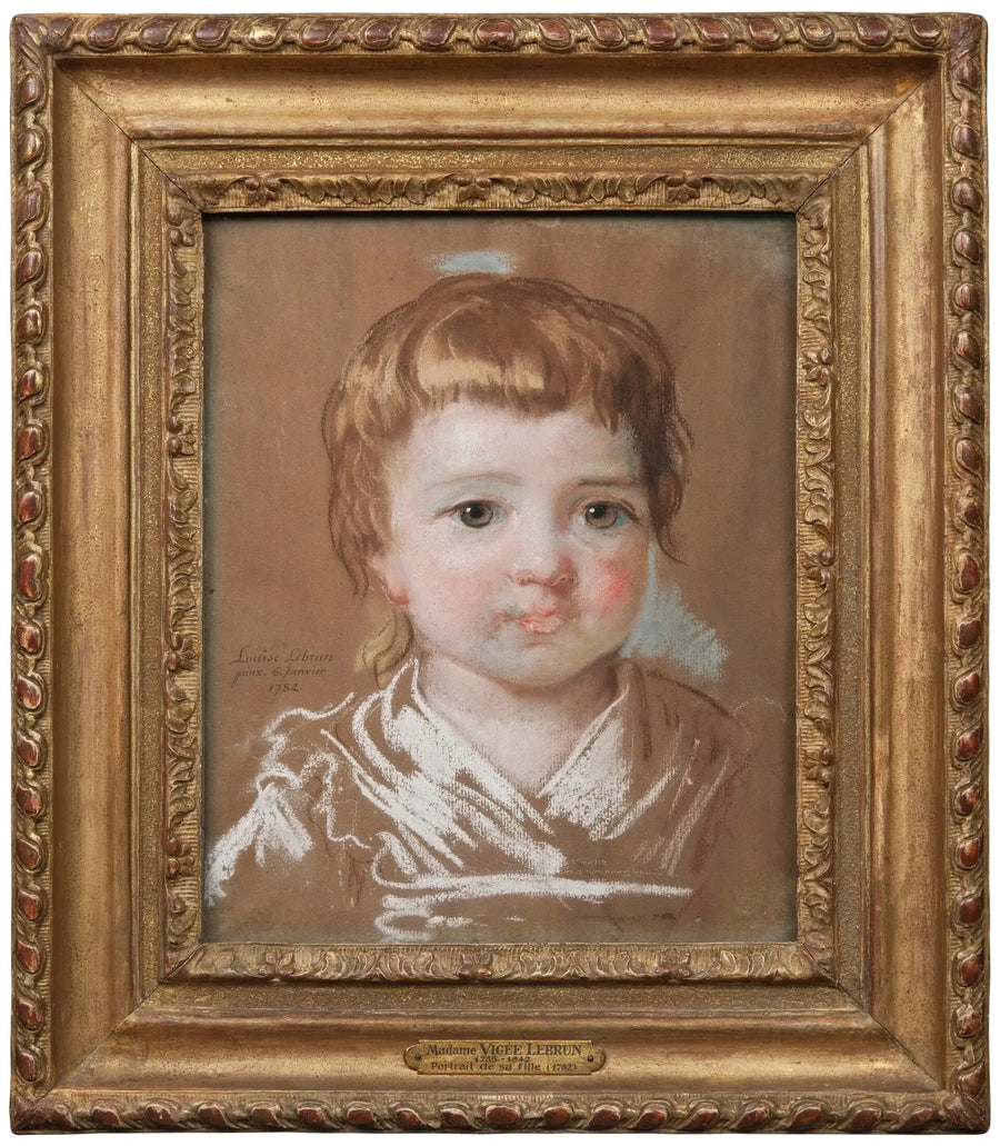 Jeanne Julie Louise Lebrun, la fille de l'artiste, deux ans - Elisabeth Vigeé Le Brun
