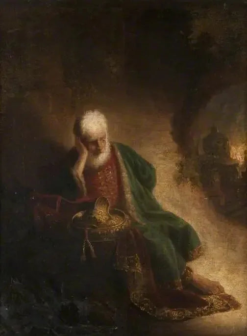 Jérémie græd over ødelæggelsen af Jerusalem - Rembrandt
