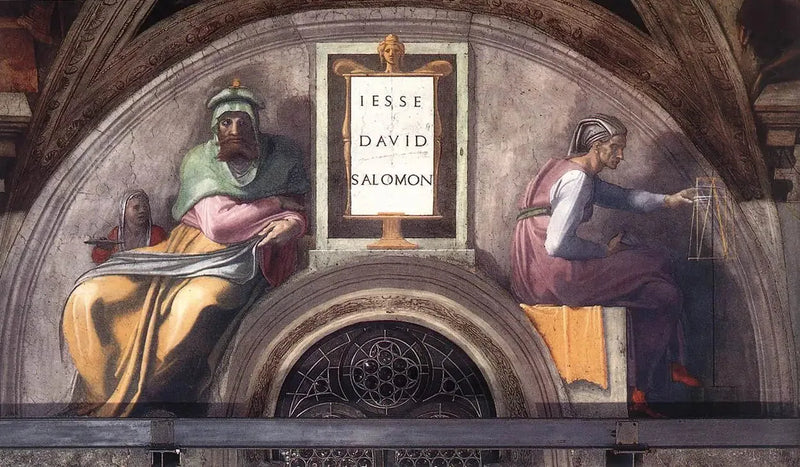 Jesse, David og Salomon - Michelangelo