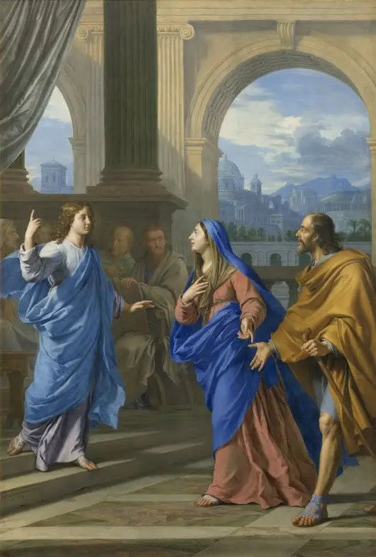Jesus blandt Lægerne - Philippe de Champaigne