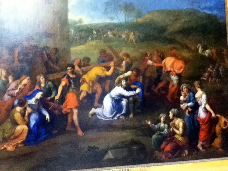 Jesus på vejen til Calvariet - Pierre Mignard